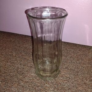 Clear vase